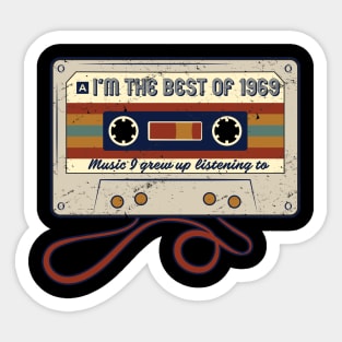 I'm The Best of 1969 Cassette Sticker